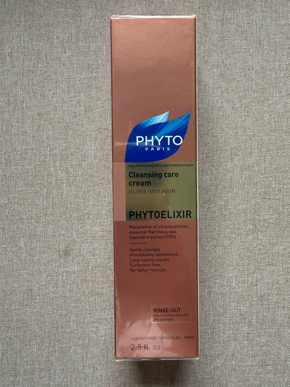 PHYTO Phytoelixir Hair Cleansing Care Cream for Ultra-Dry Hair - Rose Gold